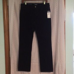 Chaps Madden Straight Slimming Fit Cords Dk Brown​